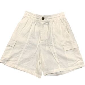 Forever 21 Cargo Bermuda Shorts Women’s Medium White.